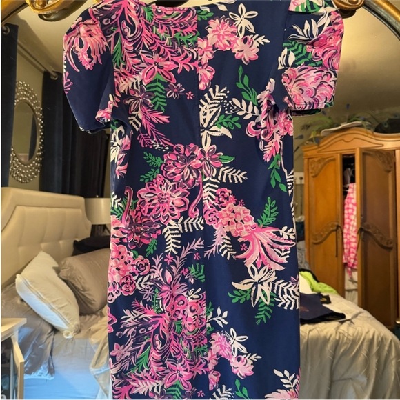 Lilly Pulitzer Floral V-Neck Dress - Picture 3 of 6